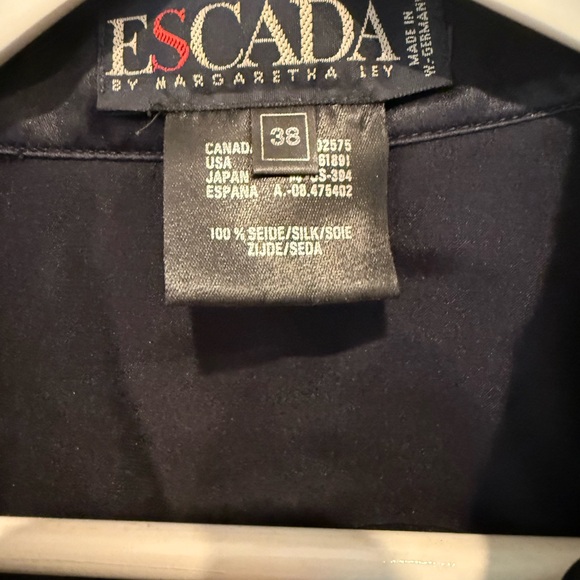 Escada Black Embellished Blouse - Picture 3 of 5